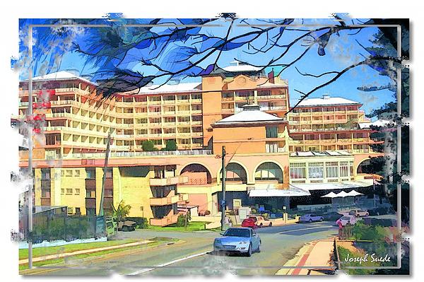 DO-00288 Crowne Plazza From a Hill Digital Art